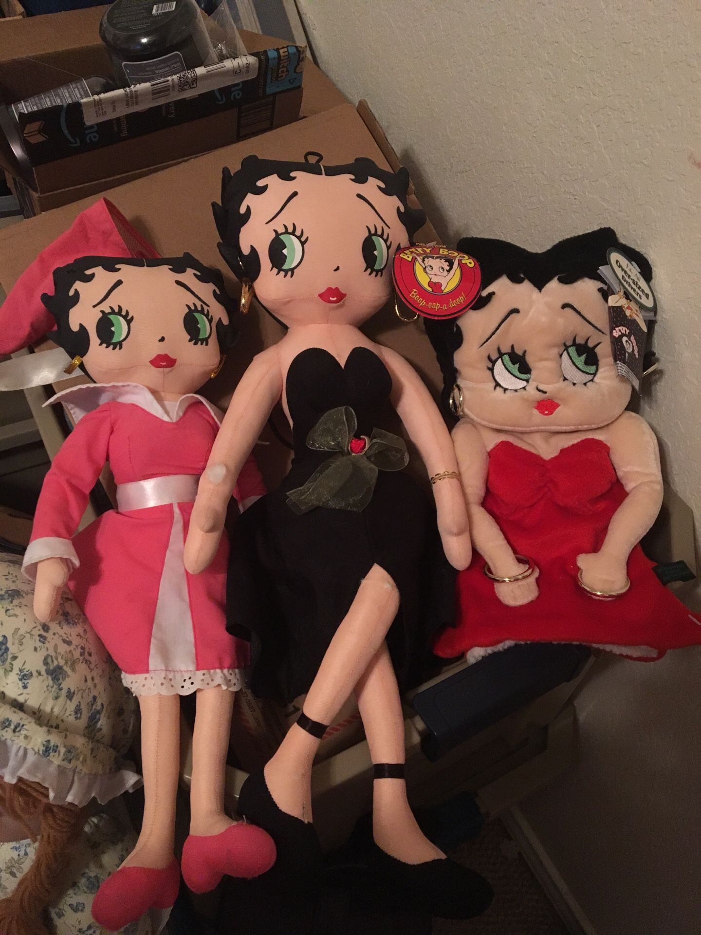3 BETTY BOOP dolls - $ 5 for all
