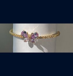 Butterfly Bangle Bracelet