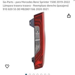 mercedes benz rear light