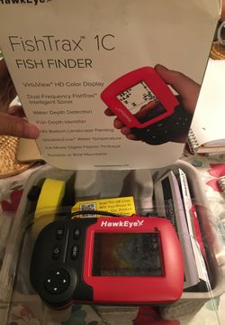 Fishing Hawkeye FishTrax 1C Fish Finder HD display