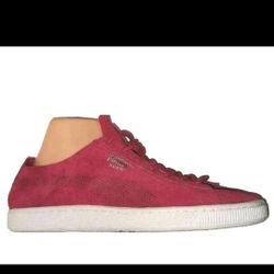 Puma Suede Classic Shoes Womens Size 9.5 Pink Sneaker 356192 Vintage Lifestyle