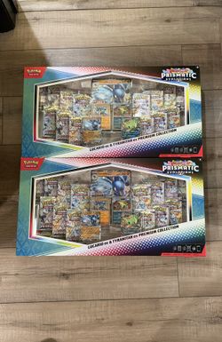 Pokemon Prismatic Evolution  Lucario & Tyranitar EX Box
