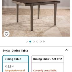 Hillsdale kitchen Table 