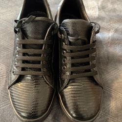 Lizard And Sheep Leather Shoes