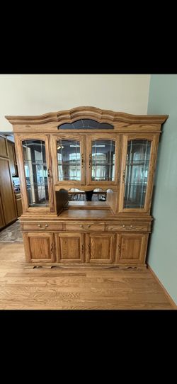 Solid Wood China Cabinet