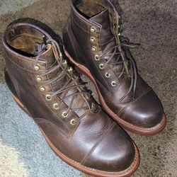 Vintage LL Bean X Chippewa Katahdin Iron Works ODRY9 Cap Toe Boots Men’s size 9.5 EE