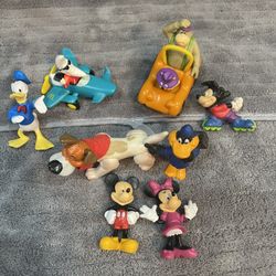 Vintage 1980’s Disney Mixed Lot of McDonalds Burger King Toys Figurines