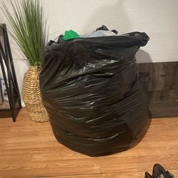 Black Bag With Clothes 