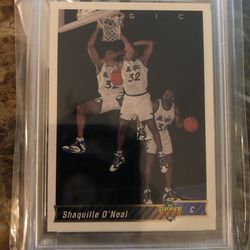 1992 Upper Deck  Shaquille Oneal Rookie PSA 9