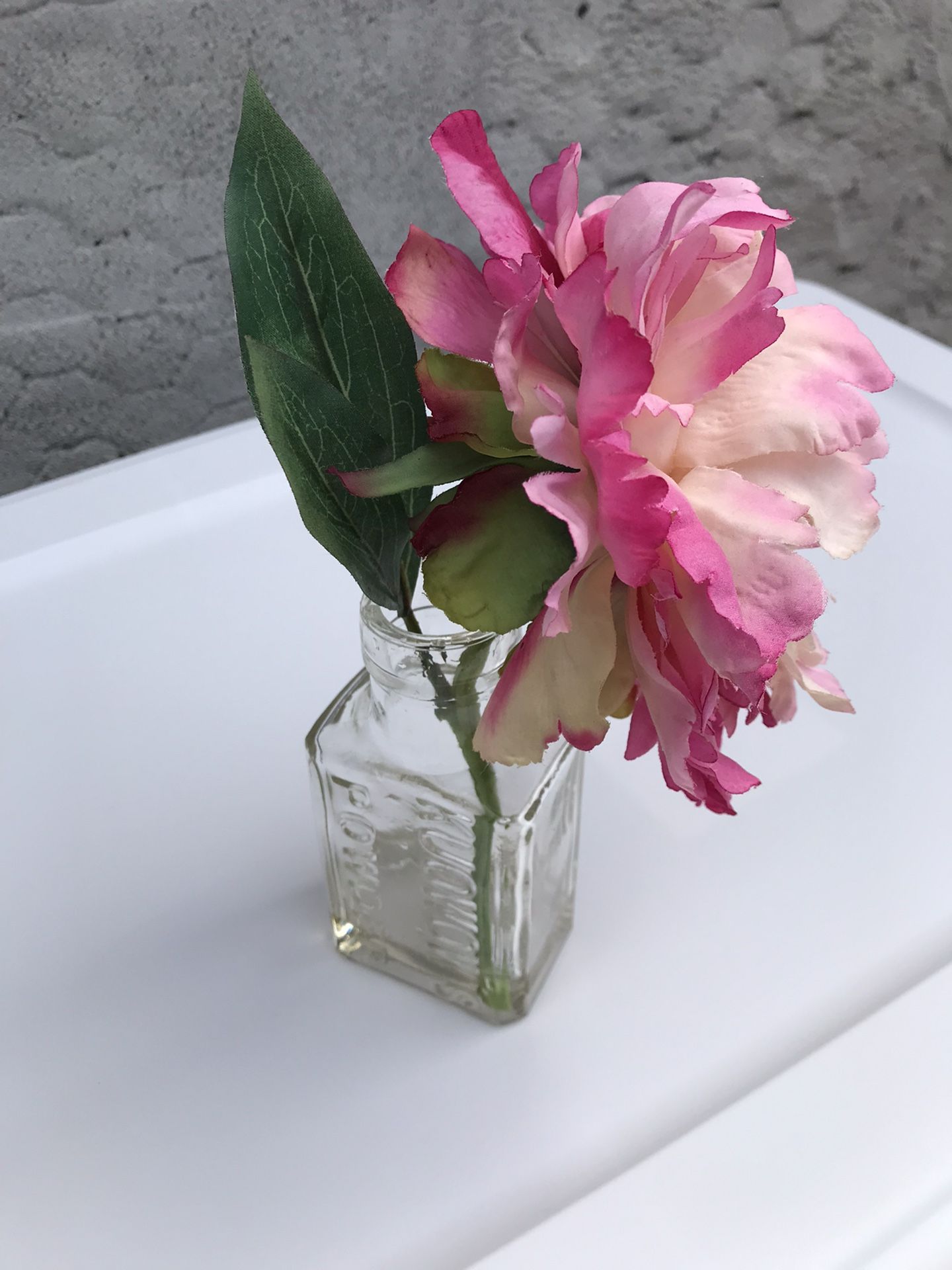 Artificial Peonie Flower Vase (Home Decor)