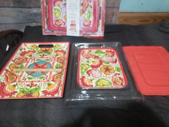 Rustic 3 Piece Set Tray Set