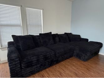 Black sectional