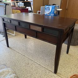 Desk With Stone Detail