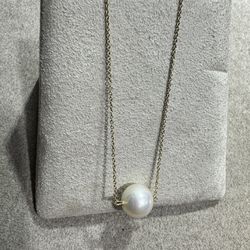 14k Pearl Necklace 
