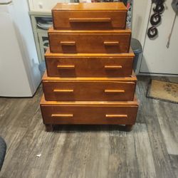 Wood Vintage Dresser Furniture