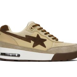 Bape Beige Road Sta #1 Size 9.5
