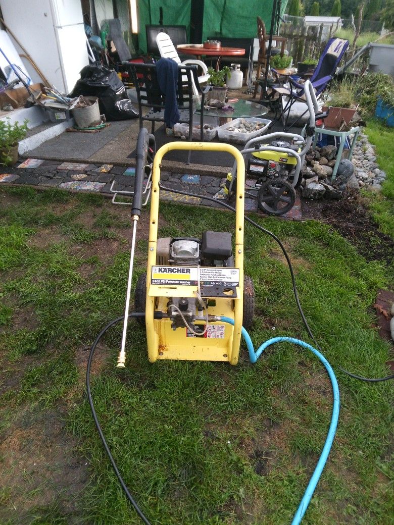 Karcher 2400 Psi pressure Washer