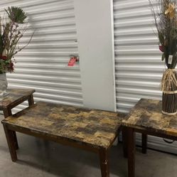 Coffee & 2  End Table Set 