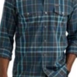 New Mens Wrangler Shirt W Upf Sun Protection