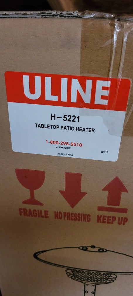 Uline H-5221 Table Top Heater