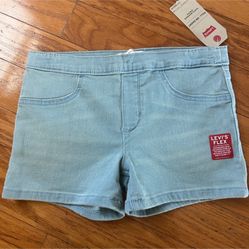 NWT Levi’s girls pull on adjustable waist shorts Size 12