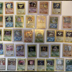 Pokemon Vintage Cards / Charizard / Blastoise/ Moltres/ Promos