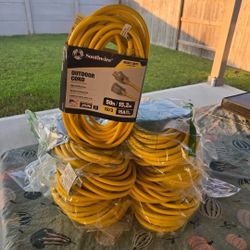 🔥$40 C/U NO NEGOTIABLE🔥 SOUTHWIRE HEAVY DUTY CONTRACTOR EXTENSION CORD 50ft GAUGE 12 THREE-PRONG WITH LIGHTED ENDS.