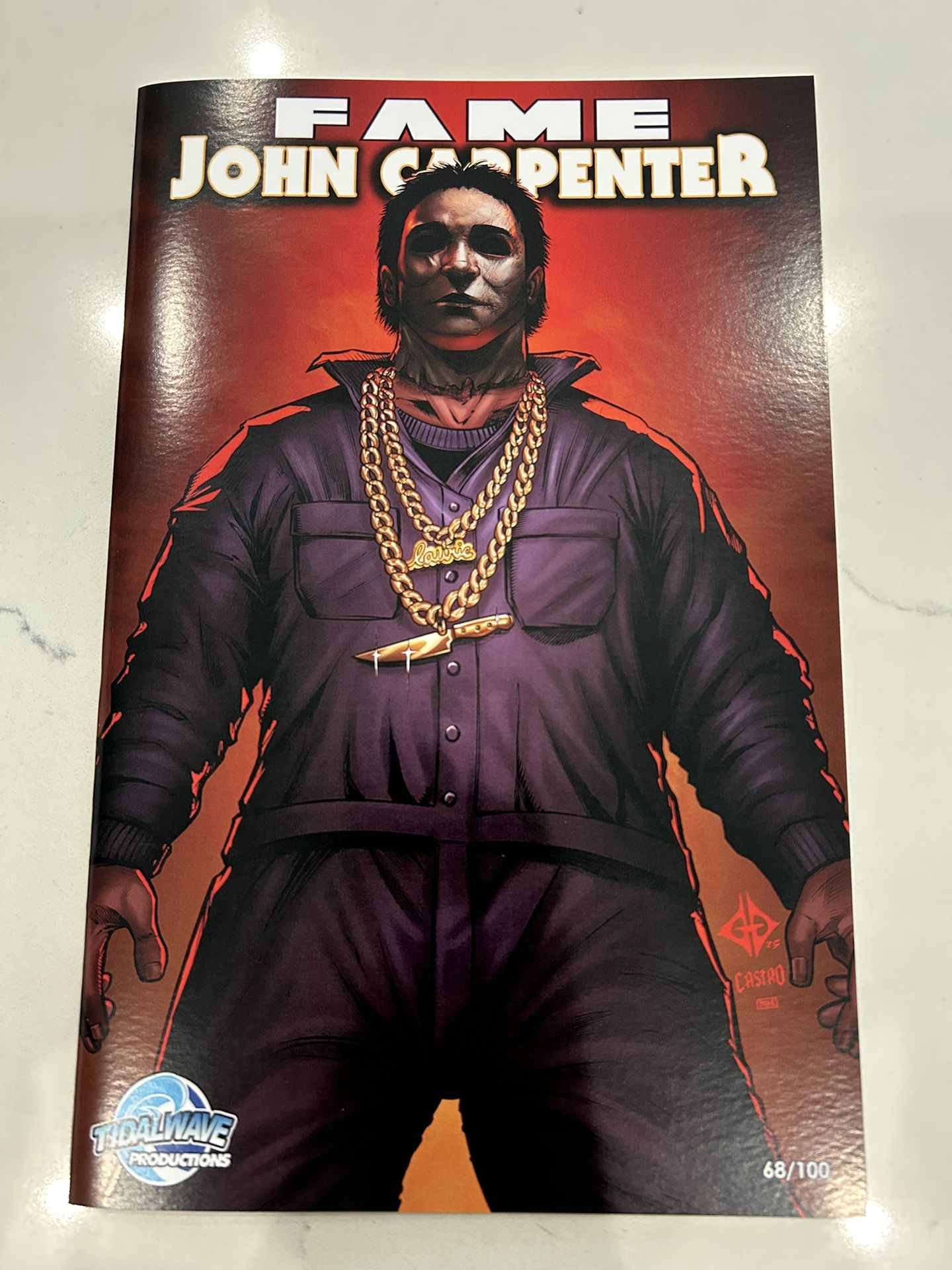 Fame: John Carpenter Homage. Michael Myers Cover Ltd 100.  Tidal wave Productions, NM