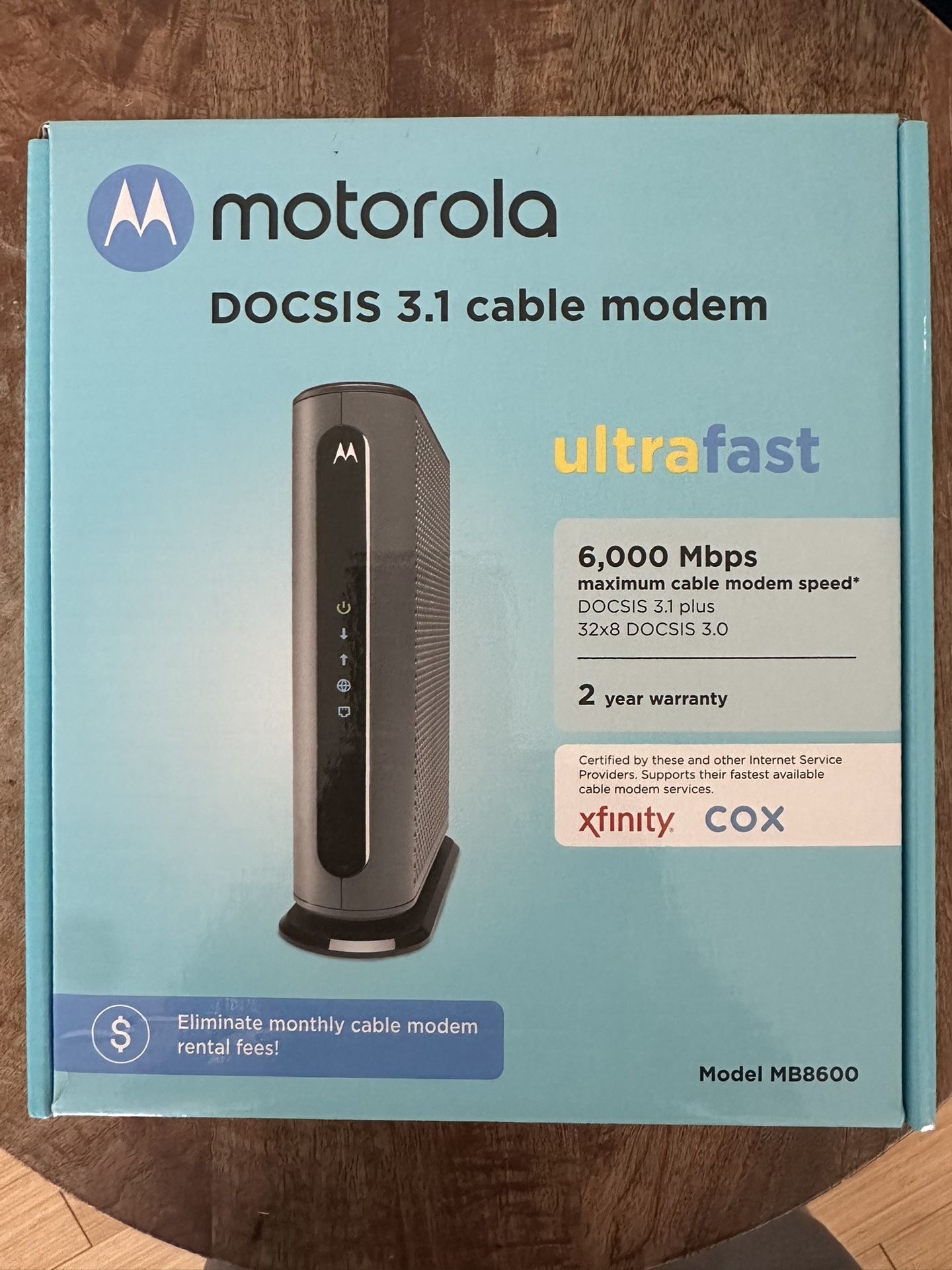 Motorola MB8600 Cable Modem (Xfinity)