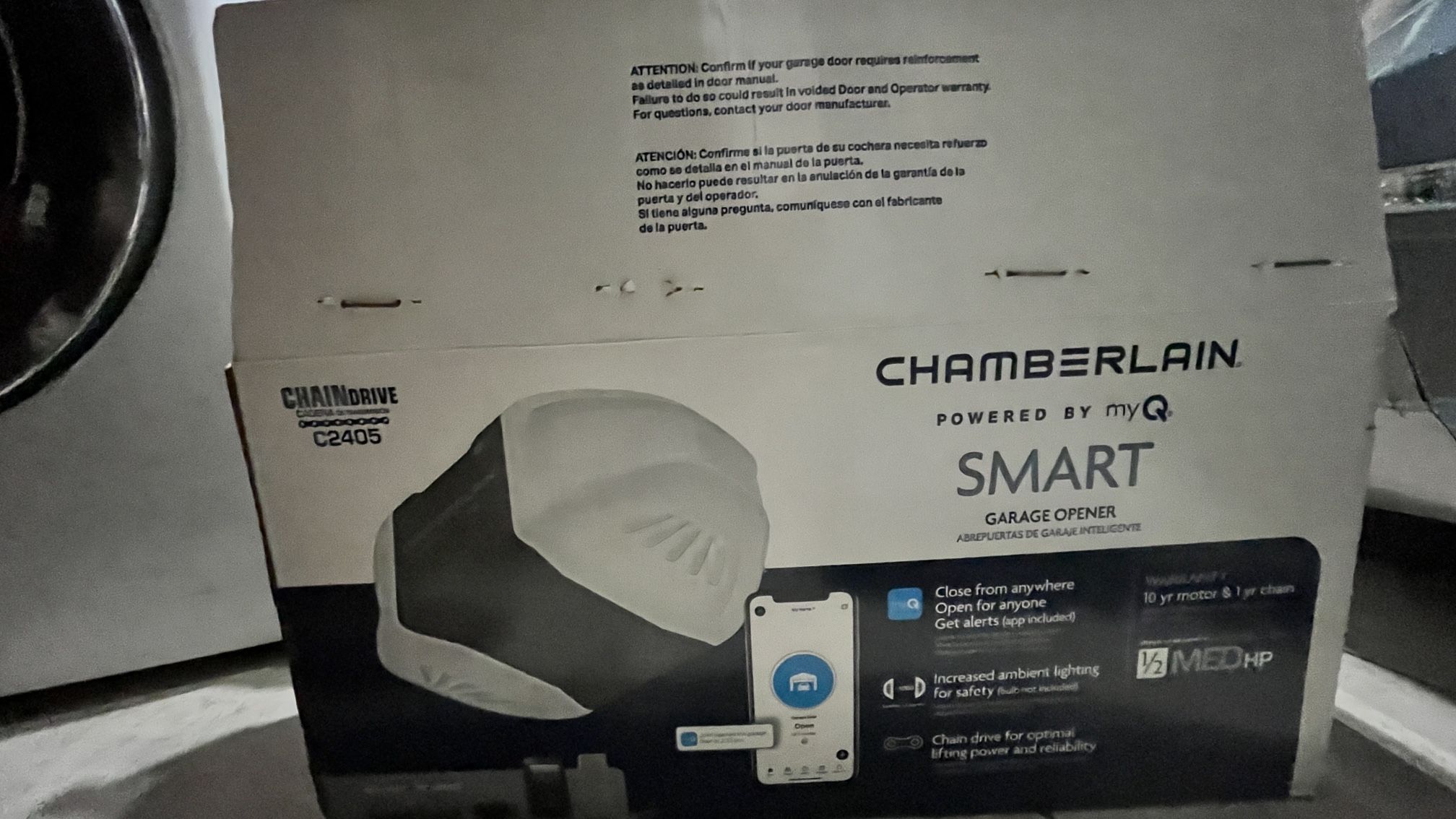 CHAMBERLIN SMART GARAGE DOOR OPENER