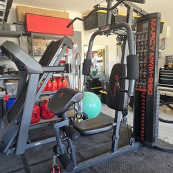Marcy 150lb Stack Home Gym: No Rust.