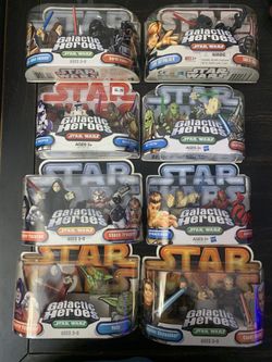 Star Wars Galactic Heroes: “Jedi vs. Sith” (8-2 Pack Sets) 16 Total Figures