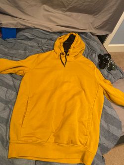 H&M Mens Yellow Hoodie