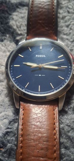 Fossil FS5304 The Minimalist Slim Brown Leather Men's Watch