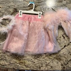 Child Costume - Pink Angel With Tutu