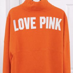 Victoria’s Secret Pink Logo Sweater Sweatshirt Women’s Size Large