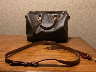 Authentic Louis Vuitton Monogram Speedy 30 Bandouliere Gold Hardware