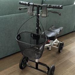 🛴 Nova Knee Walker TKW-12 – Black & Silver