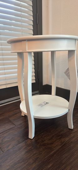 White side table