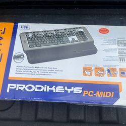 Creative Labs Prodikeys PC-MIDI CF0040 combo Music & QWERTY Keyboard USB I/F