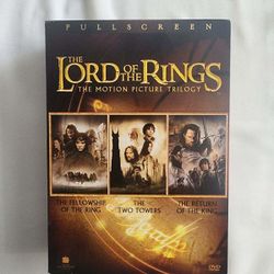 Lord of the Rings Trilogy DVDs