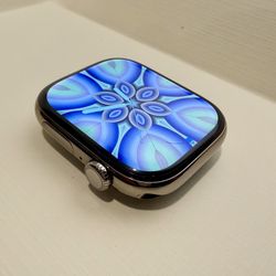 46mm Titanium Apple Watch Series 10 In Natural Titanium