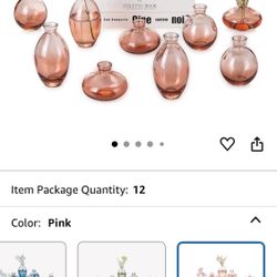 Hewory Glass Bud Glass For Centerpieces 