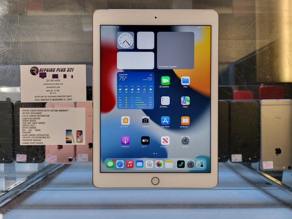 Unlocked Gold iPad Air 2 16gb LTE