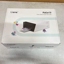 Liene Pixcut Photo Sticker, Printer, And Cutter New 
