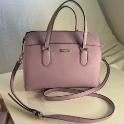 Kate Spade Lanae Satchel Evangeline & Nedra Wallet Lilac Petal