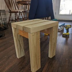 Handmade Wooden Stool