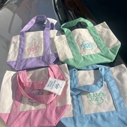 Trader Joe’s Mini Pastel Tote Bags