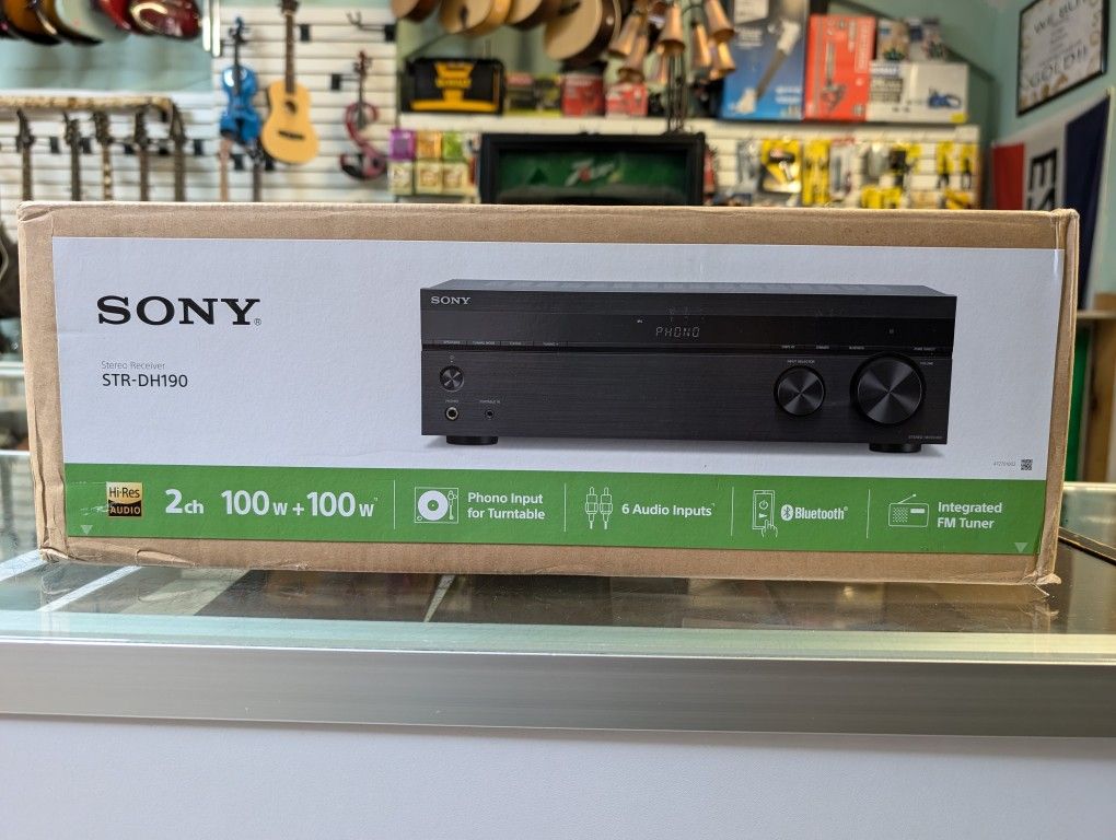 Brand New Sony STR-DH190 Stereo Receiver
