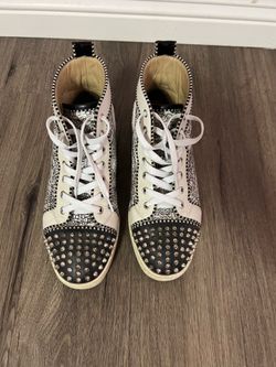 Christian Louboutin Lou Spikes High-Top Sneakers